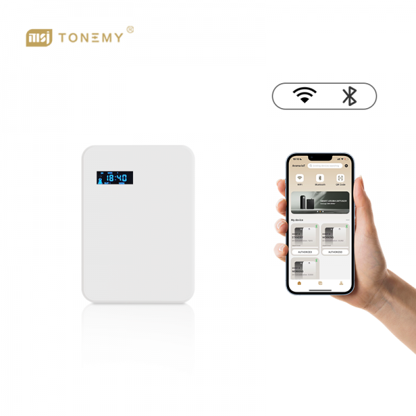 Tonemy 500AF WIFI/Bluetooth control Smart Scent Diffuser Machine HVAC Waterless aroma fragrance Diffuser