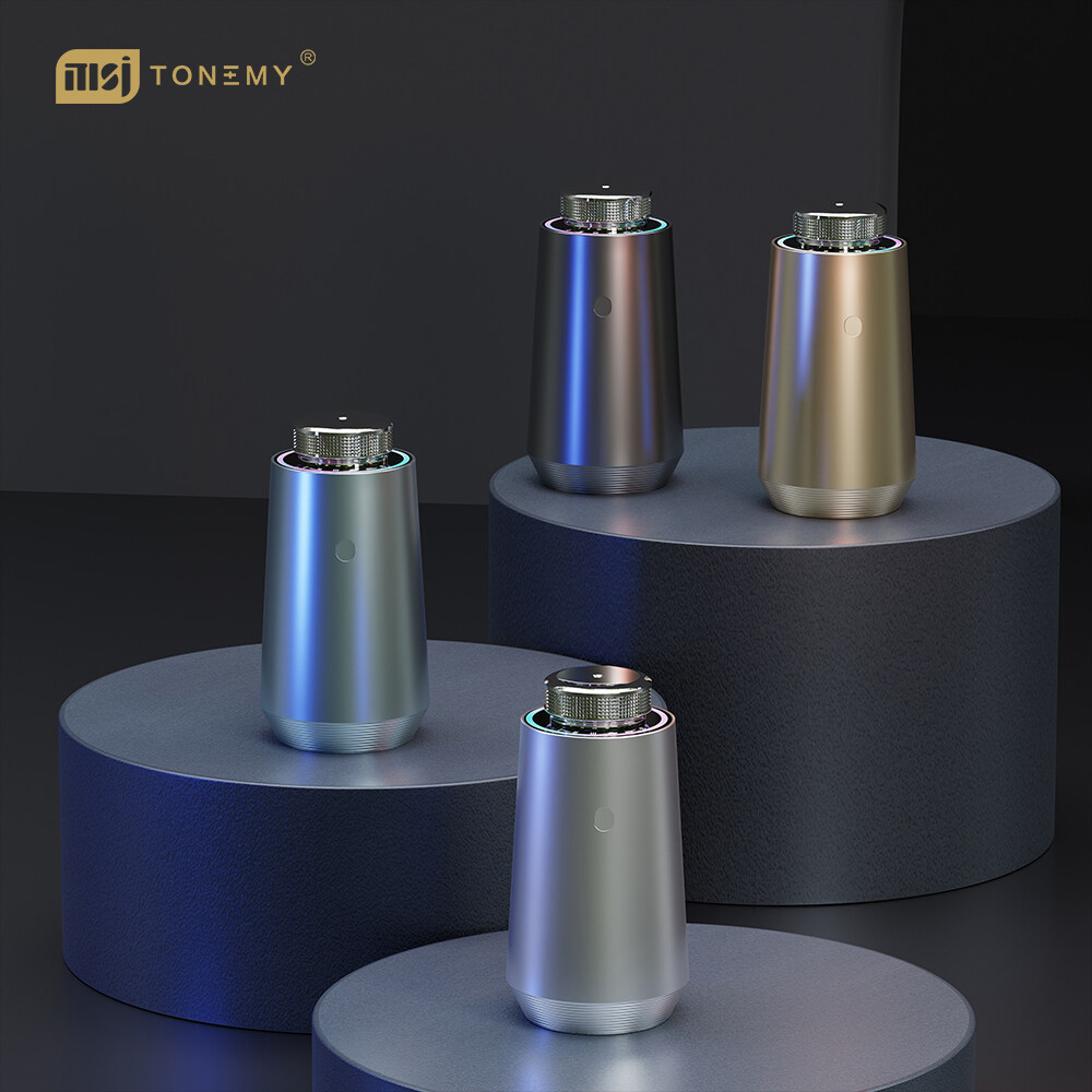 70A Bluetooth Control Car Air Humidifier Perfume Fragrance Diffuser With Colorful Night Light Essential Oil Aromatherapy Air Humidifier