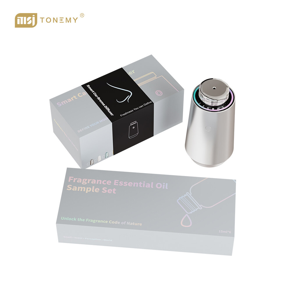 70A Bluetooth Control Car Air Humidifier Perfume Fragrance Diffuser With Colorful Night Light Essential Oil Aromatherapy Air Humidifier