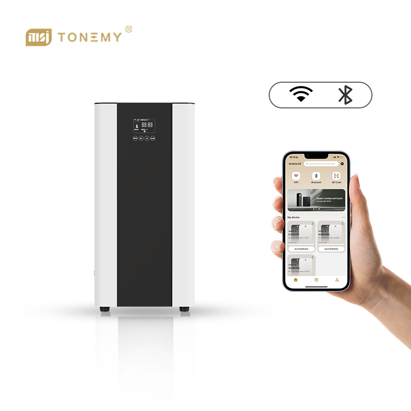 Tonemy Portable Aroma Essential Oil Diffusers Machine 5000CBM Large Area Scent Machine Theater Cinema Fragrance Diffuser