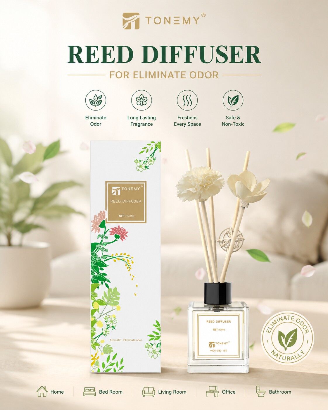 Tonemy Commercial and Household use fragrance Essential Oil for Aroma machine and Candle