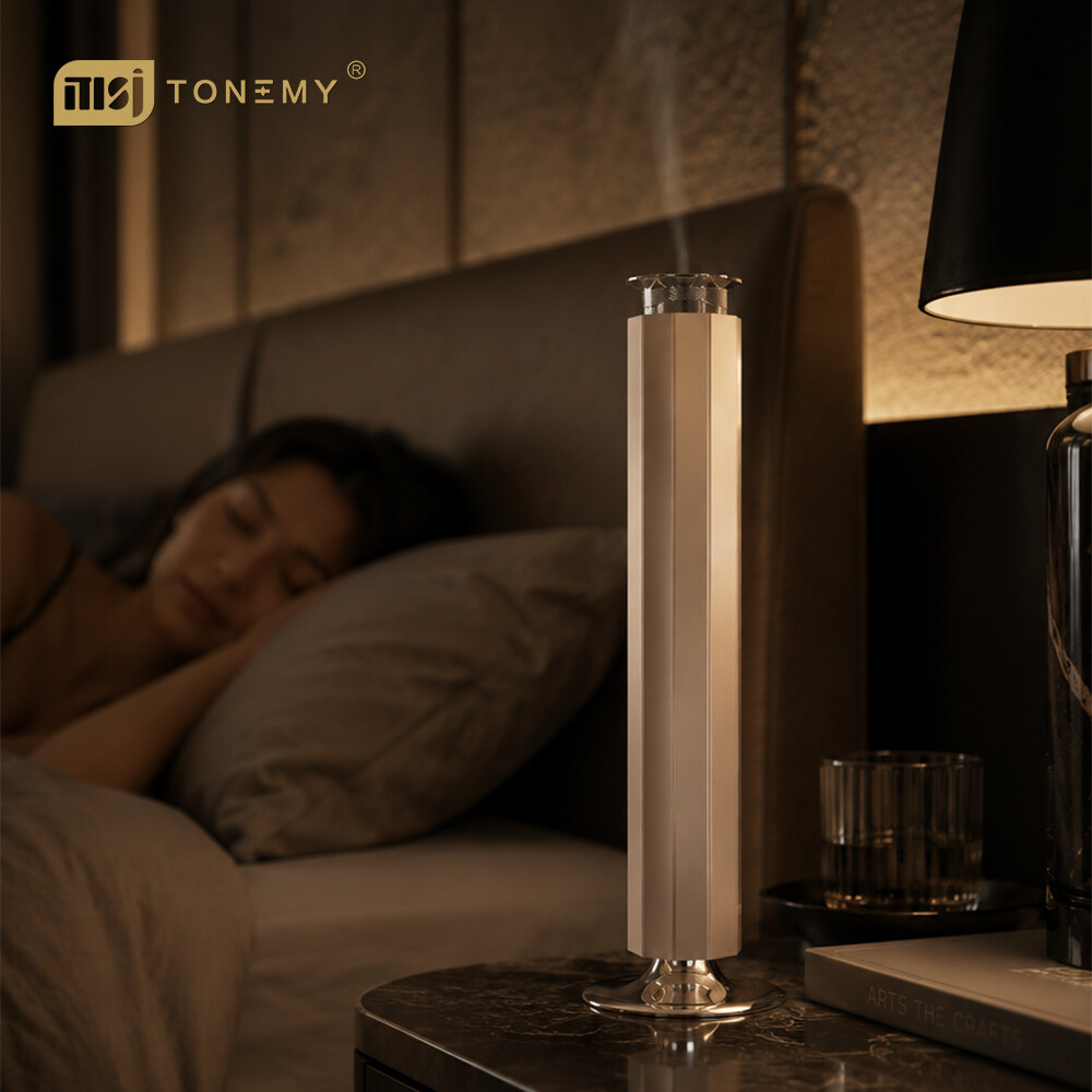 Tonemy 300X-D Bluetooth Smart Scent Machine Polygon Design with Intensity Dimmer & Schedule
