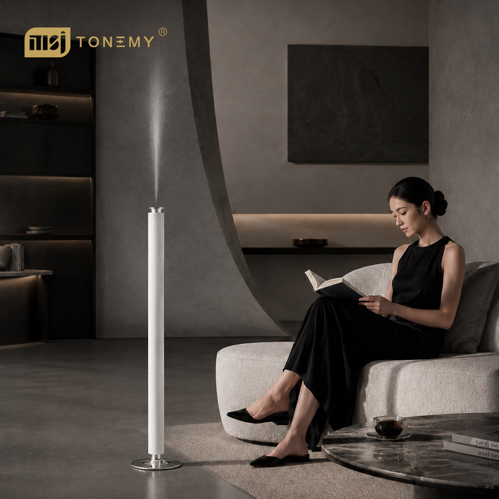 Tonemy 300L-P Floor-Standing Smart Bluetooth Waterless Scent Diffuser with App Scheduled
